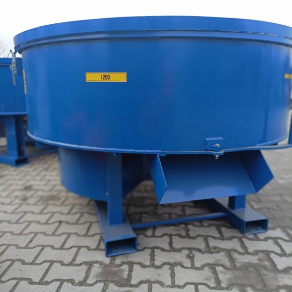 1200 l elektrická miešačka betónu, 7,5 kW