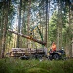 3-tonový lesný príves ATV so 4,2 m žeriavom - Image 3
