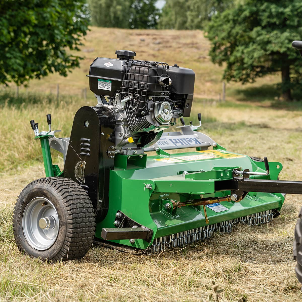 35-VKMATV120H.B 30 Cepová kosačka na štvorkolky s klapkou, 1,2 m, Briggs and Stratton 13,5 hp - Image 1
